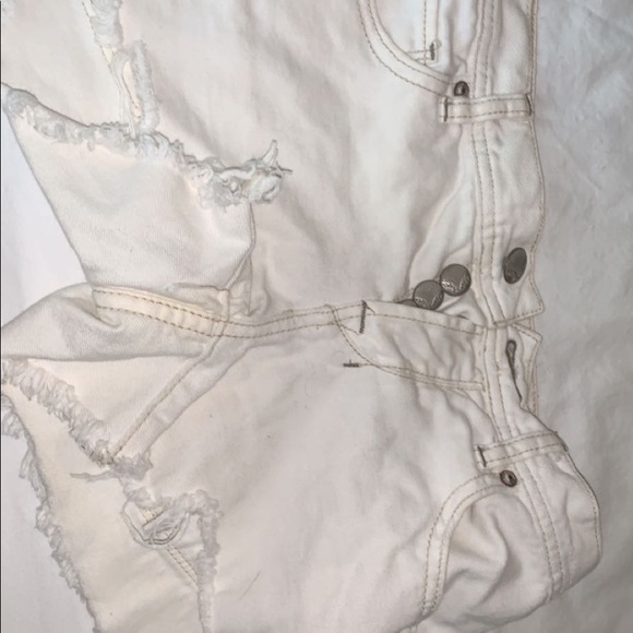 Free People Jean Shorts - Picture 1 of 2